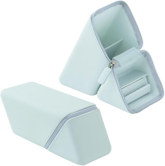 Sonic Caxsta Portable Pen Holder Wide with Drawer, Light Blue FD-2045-LB