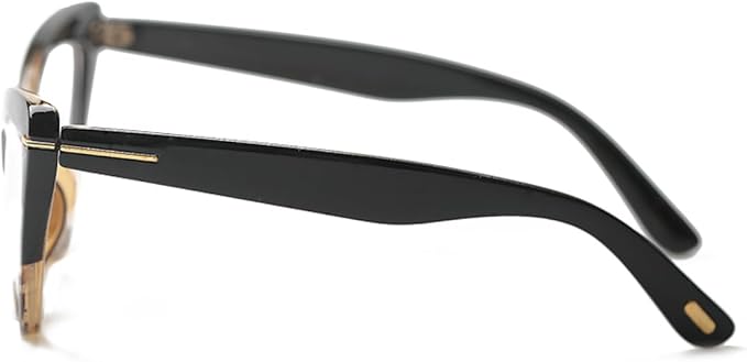 Cat Eye Reading Glasses for Women,Fashion Oversized Ladies Readers(2 Mixed Color,3.00)