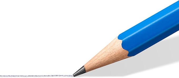 STAEDTLER Mars Lumograph Art Drawing Pencils (12-Pack) – Sustainable, Break-Resistant Graphite, Metal Case