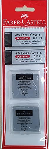 Faber-Castell Eraser - Drawing Art kneaded Large Pencil Eraser Bundle - 4 Pack