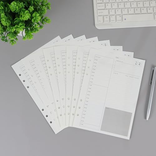 MultiBey Cornell Notes & Daily Planner A5 Refills Paper, 120 Gsm Thick