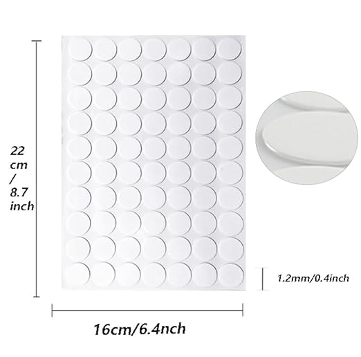 Clear Sticky Tack Adhesive Poster Tacky Putty Removable Round Putty Double-Sided Round No Traces Adhesive Sticke for Festival Decoration (630)