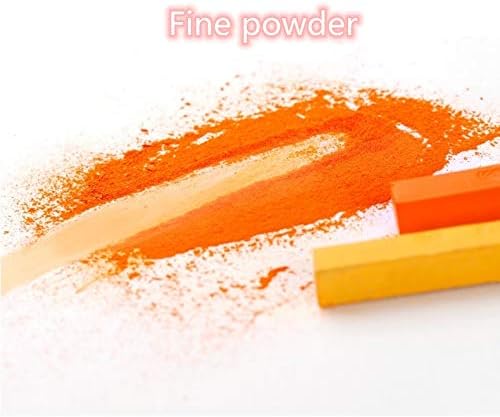 Non Toxic Artist Pastels,Square Soft Pastels Set,Chalks 12/24/36/48 Colors Soft Dry Pastel Artist Chalk Pastel Sticks for Office School Art Drawing Painting Supplies Professional Art Pastel (48Pcs)