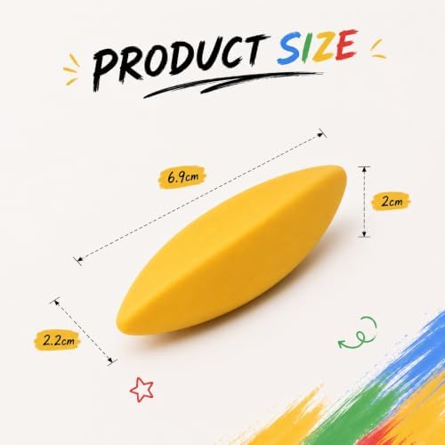 Triangular Erasers, Pencil Eraser with Clean Dust-Free Erasing, Ergonomic Grip Design, Erasers for Pencils, Rubber Eraser Colorful 8-Pack for Kids, School, Office & Home