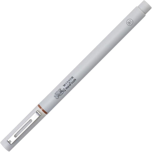 Winsor & Newton Fineliner Fine Point Pen, 0.1mm Tip, Sepia