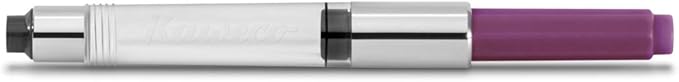 Kaweco Standard Converter Ruby Red Chrome for Fountain Pens from SUPRA, SPECIAL, STUDENT, DIA2, PERKEO series | Ink Converter Fountain Pen with 0.82 ml/ 0.03 oz Filling Capacity