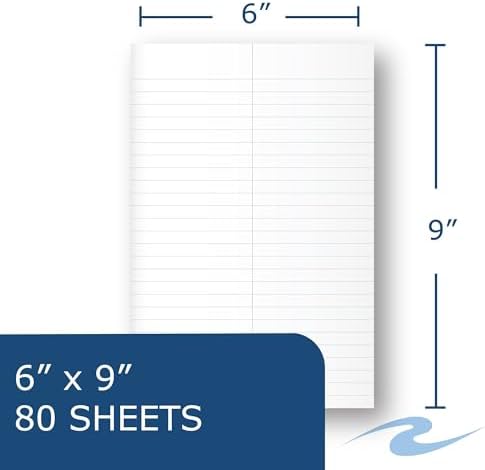 Roaring Spring Spiral Steno Pad, 6"x9", Gregg Ruled, 80 Sheets