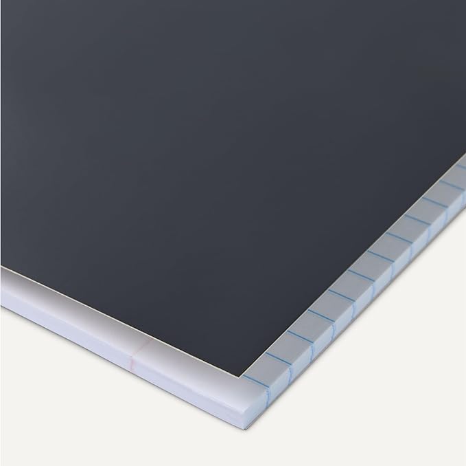 Amazon Basics Wide Ruled Spiral Notebooks, 70 Sheets, 7-1/2" x 10-1/2", Perforated, Assorted Primary Solid Colors, 3 Pack