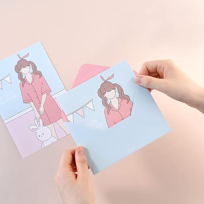Monolike Fall In Newtro ver.2 Letter Paper and Envelopes Set - 8Type, 32 Letter Paper + 16 Envelopes