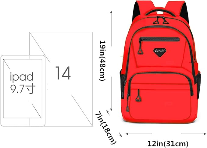 Casual Lightweight Backpacks for Boys & Girls, School Bookbags, 15 "Laptop Backpack, Travel Bag (202-shong)