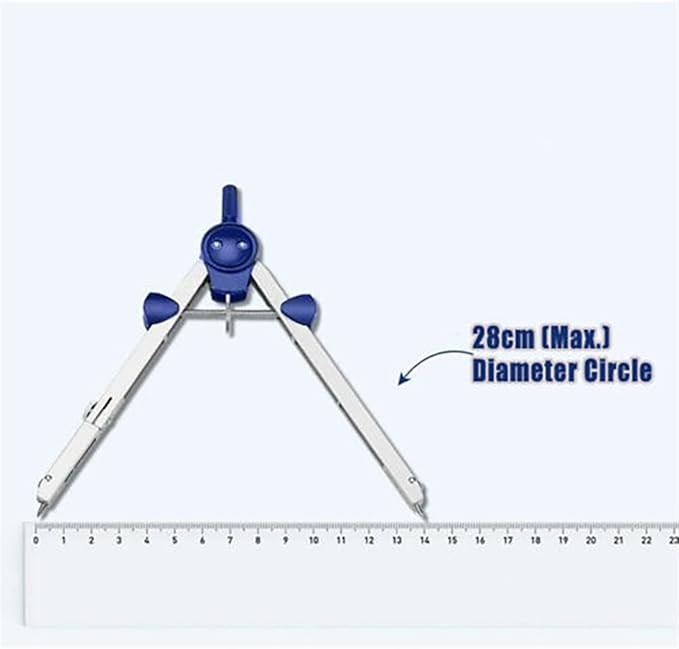 BABETT Drawing Compass Drafting Tools Compass Drawing Set Professional High Precision Metal Compass Pencil Compass Drawing Set Office Stationery Compass Indexer Math Ruler Kit
