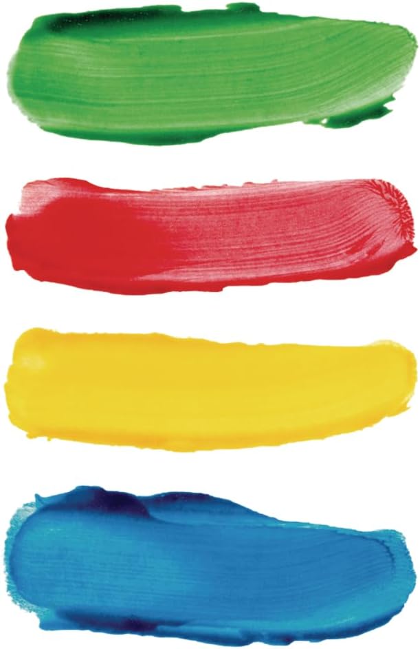 Colorations Washable Finger Paint for Kids, Each 16 fl oz, 4 Colors, Non-Toxic Paint, Kids Finger Paint,Sensory Finger Paint, Kids Paint, Hand Painting, Kids Fingerpaint, Finger Paint for Toddlers