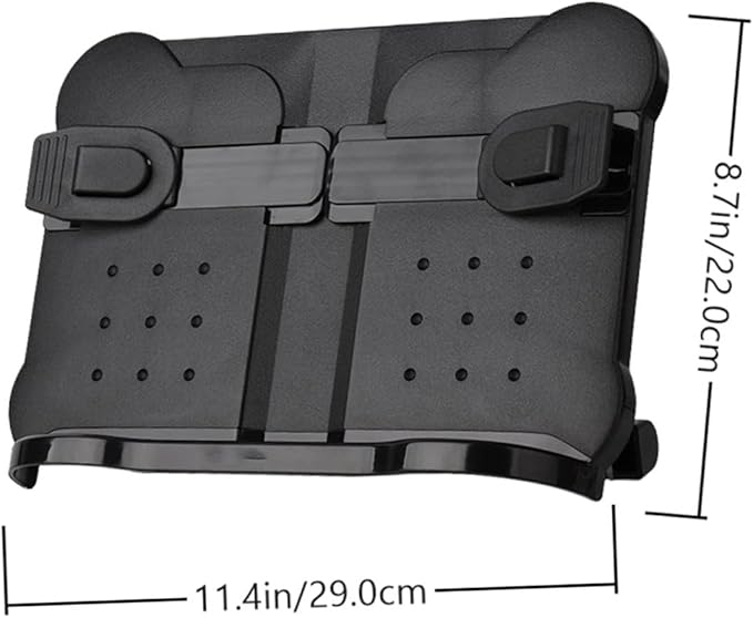 Ipetboom Student Book Holder Reading Rack with Silicone Anti-Skid Pads Compact Portable Bookstand for Textbooks Cookbooks Tablets and Documents Desktop Book Rack for School and Office Use