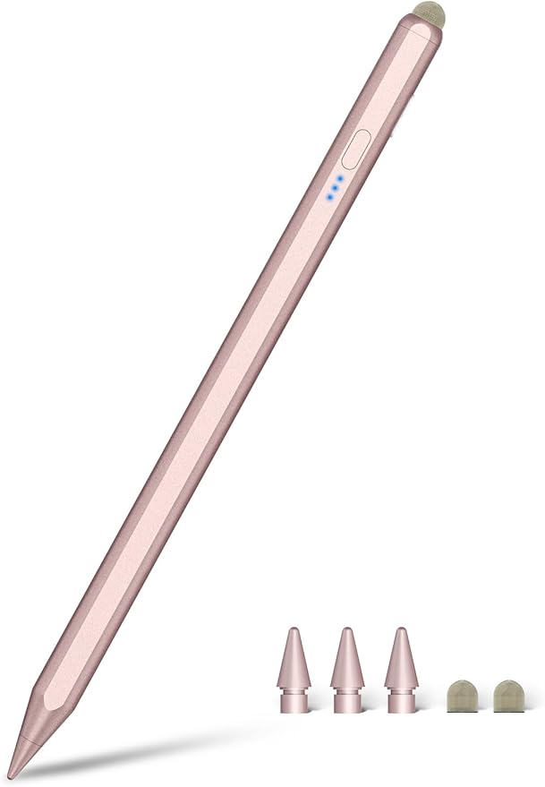 Pencil for iPad 9th&10th Generation (Dual-Tip): 15Min Fast Charge Stylus Pen with Palm Rejection & Tilt Sensitivity – Compatible with iPad Pro 11/13/M4, 12.9 3-6, Air M2/3-5, 6-10, Mini 5-6