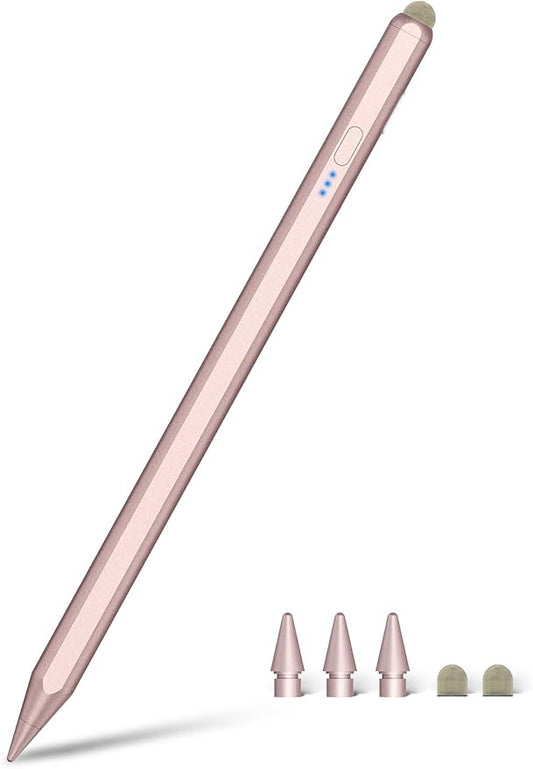 Pencil for iPad 9th&10th Generation (Dual-Tip): 15Min Fast Charge Stylus Pen with Palm Rejection & Tilt Sensitivity – Compatible with iPad Pro 11/13/M4, 12.9 3-6, Air M2/3-5, 6-10, Mini 5-6