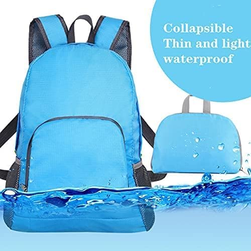 Lightweight foldable backpack outdoor mountaineering bag travel backpack orange