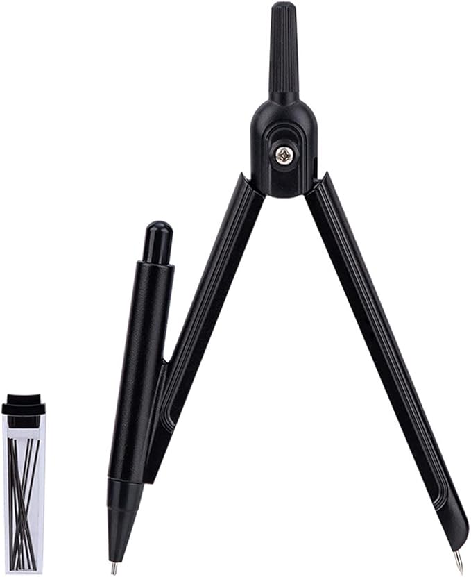 Mathematical Geometry Set Compass Set, Compass for Geometry Math Geometry Kit Drafting and Drawing Tools for Student and Engineering Drawing Student Compass Set(A)