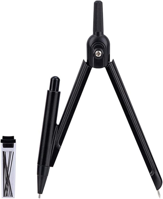Bow Compass Compass Set, Compass for Geometry Math Geometry Kit Drafting and Drawing Tools for Student and Engineering Drawing Carpenter Compass (Color : A)