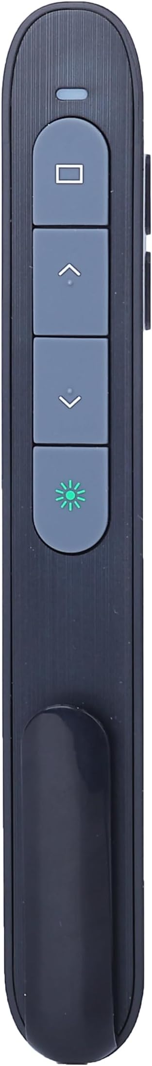 Wireless Presenter Remote with Green Light, Rechargeable PowerPoint Clicker for Mac Windows PC, 2.4GHz USB & Bluetooth, 656ft Range