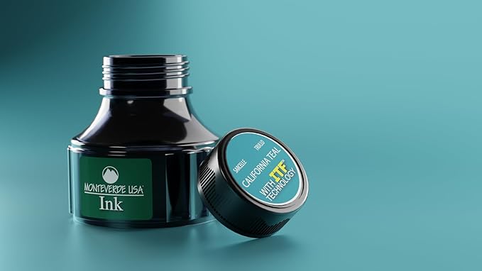 Monteverde USA Ink with ITF Technology, 90 ml California Teal (G308CT)