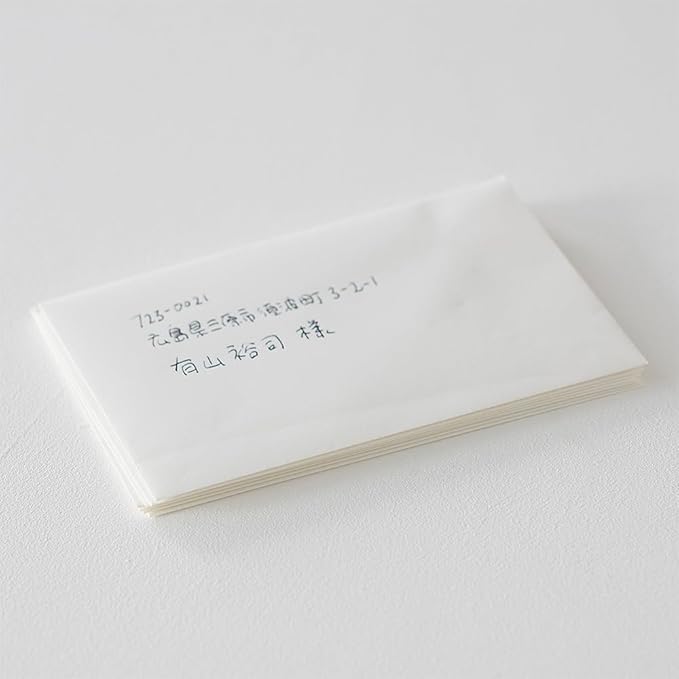DESIGNPHIL Midori 20588006 Envelopes, MD Envelopes, Cotton, Horizontal A