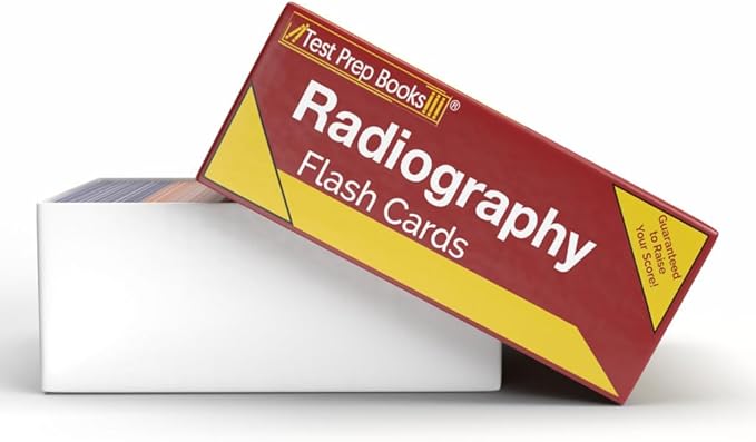 Radiography Exam Study Cards: Review Prep and Practice Test Questions for the Radiography Examination [Full Color Cards]