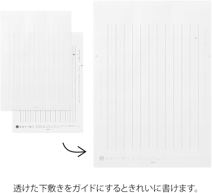Midori 20528006 Stationery Paper for Writing Beautiful Letters Thank You Note