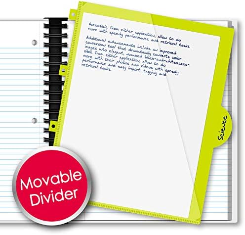 iScholar iQ 1-Subject Poly Cover Wirebound Notebook, College Ruled, 11 x 8.5 Inch Sheet Size, 100 Sheets, Cover Color May Vary (59902)