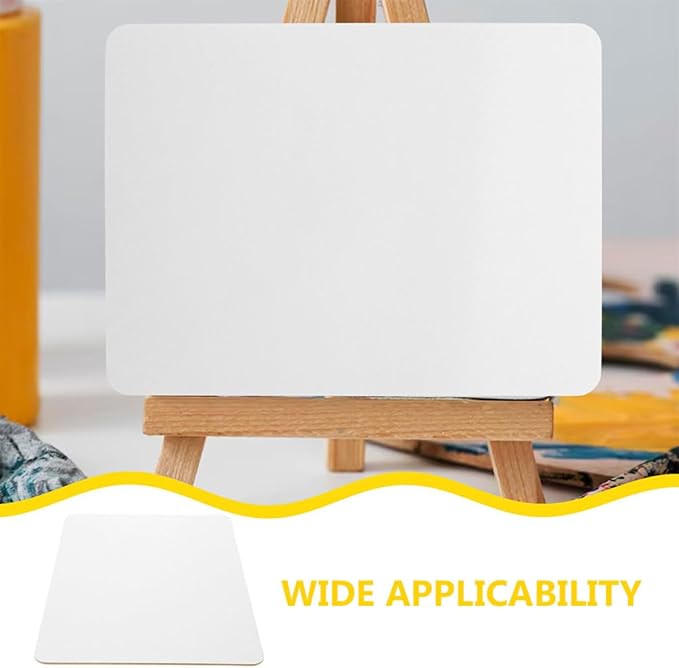 2pcs Double Sided Dry Erase Lapboards 9x12 Inches Portable Whiteboard Writing Boards for Students Office Desktop Memo Pad