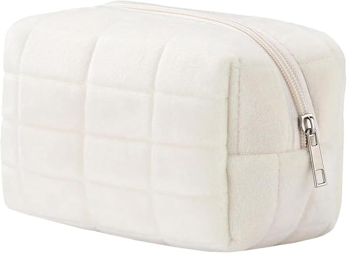 Makeup Cosmetic Bag Small Checkered Pouch Make Up Purse Bag Y2k Accessories