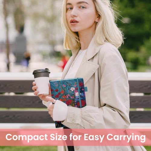 Taja Pretty Journal for Women, 5.7" x 8.3" Lined Notebook for Journaling
