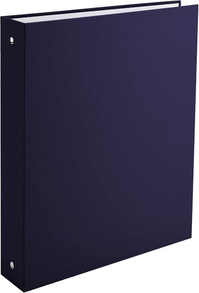 3 Ring Binder, A4 Fabric Cover Round Ring Durable Binder for 3-Hole Letter Size Paper, Decorative Organizer Holds 200 Sheets Letter Size 8.5'' x 11'' Paper, for Office Home