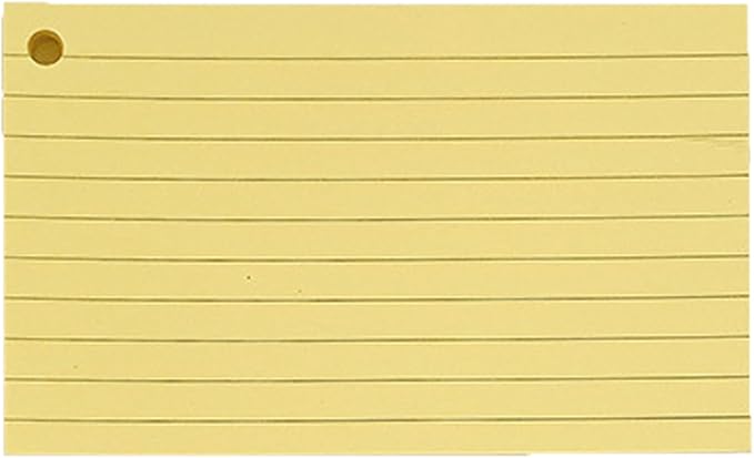 Flashcards Lined Indexes Cards Study with Binding Rings Revisions Blanks Note for Vocabulary Learning Lined with Binding Rings Study Vocabulary for Students