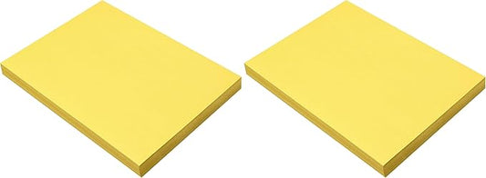 Prang (Formerly SunWorks) Construction Paper, Yellow, 9" x 12", 100 Sheets (Pack of 2)