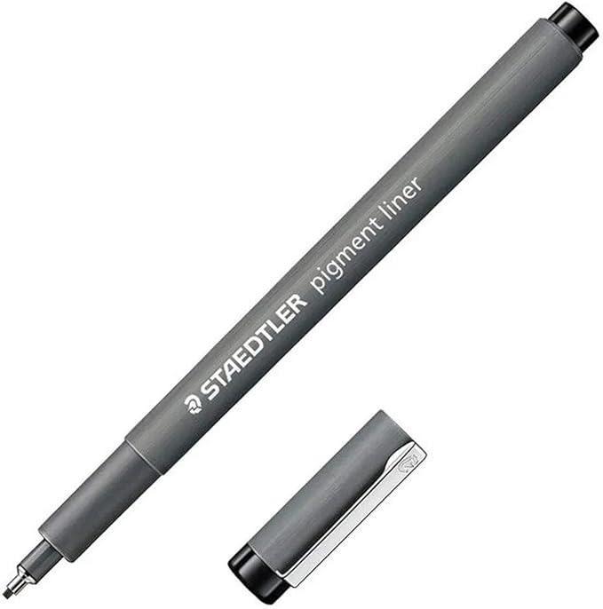 Staedtler Pigment Liner, 0.2mm, Black Ink (308-0.2)