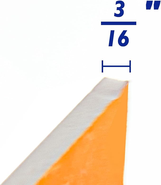 BAZIC Products Foam Board 20" X 30" Neon Orange, Colored Foam Boards 3/16 Inch Thickness, 4 Count, Presentation Signboards School Craft Project Framing Display