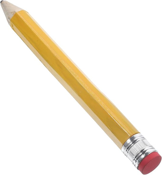 ERINGOGO Giant Wooden Pencil Jumbo Prop for Writing Drawing Comfortable Grip for Parties School Activities