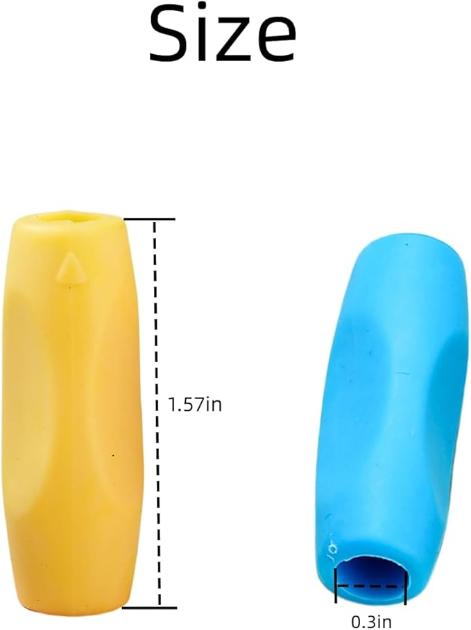 Pencil Grips for Kids Handwriting,Silicone Children Pencil Holding Practictise Device for Correcting Pen Holder Postures Correction Tools (4Pcs)