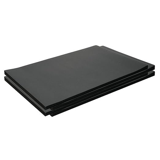 Colorations 12" x 18" Mediumweight Black Construction Paper - 200 Sheets, Bulk Pack Art Paper, Arts and Crafts, School Supplies, Drawing, Coloring, Painting, 3D Art
