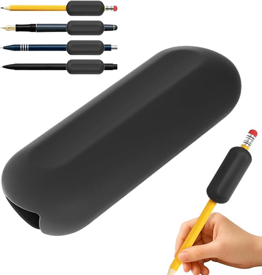 Weighted Pencil Grip - Silicone Pencil Grips for Kids, Anti-Slip Texture Ergonomic Writing Aid, Double-Head Design School Supplies Correction Tool for Children Exam Preparation Journaling Note Taking