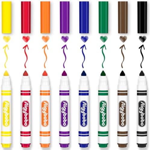 288 Count Washable Markers Bulk, 36 Packs, 8 Colors, School Supplies