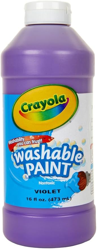 Crayola Washable Paint, Violet, 16oz