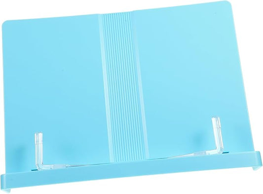 TEHAUX Folding Book Stand for Boys and Girls Adjustable Multi-Height Reading Holder Portable Design for Home Office and Classroom Use for Books and Piano Scores