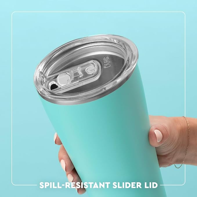 Swig Life 32oz Insulated Tumbler, Travel Coffee Tumbler with Lid, Cup Holder Friendly Travel Coffee Mug, Stainless Steel with Lid (Tee Time) ther