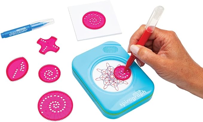Spirograph Travel – Arts and Crafts, Travel Toys, Kids Toys, Art, Craft Supplies, Drawing Kit, Toddler Activities, Unleash Your Child Inner Artist, Ages 5+
