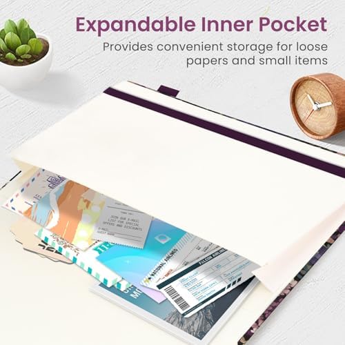 Taja Pretty Journal for Women, 5.7" x 8.3" Lined Notebook for Journaling