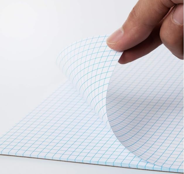 Mr. Pen- Graph Paper pads 8.5 x 11 Inches, 2 Pack, 55 Sheets/Pack, 5x5 (5 Squares Per Inch), Blueprint Grid Paper Pads 8.5 x 11, Math Notebook