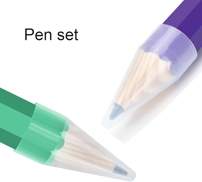 Giant Pencil, 14 Inch Big Jumbo Pencils, Funny Oversized Huge Comically Large Pencil with Cap for Prop/Gifts/Decor(Green)
