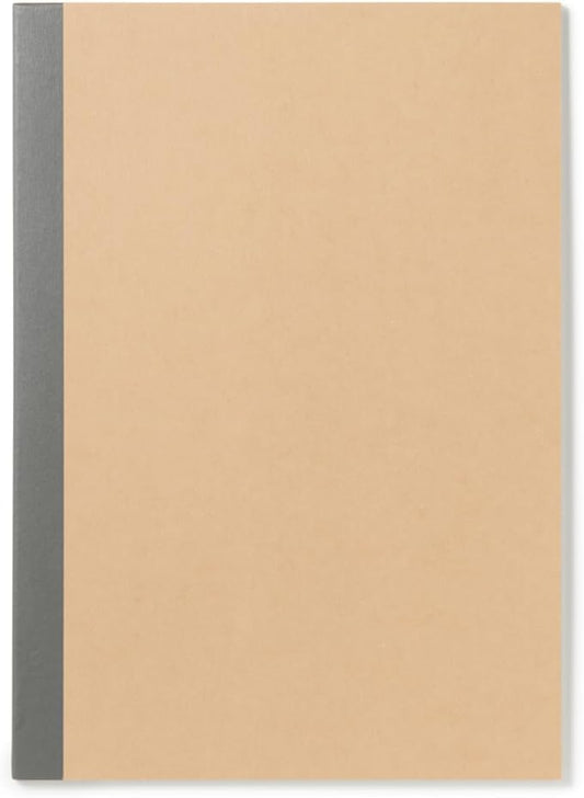 MUJI NAC04A3A Notebook, 0.3 inch (7 mm) Rule, B5/A Rule, 30 Sheets, Thread Binding,