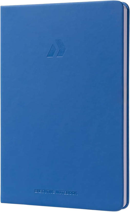 Nextnoid Hardcover Lined Notebook Journal - 120 GSM Thick Paper, Medium A5-160 Pages - Perfect For Writing, Journaling and Note-Taking (Royal Blue, Ruled)
